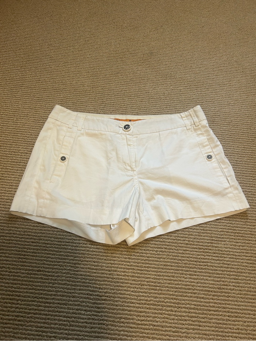 Tory Burch White Shorts